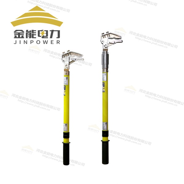 鴨嘴式接地棒綠色黃色紅色螺旋快拆結構靈活應用